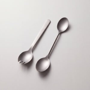 Titanium Spork and Spoon